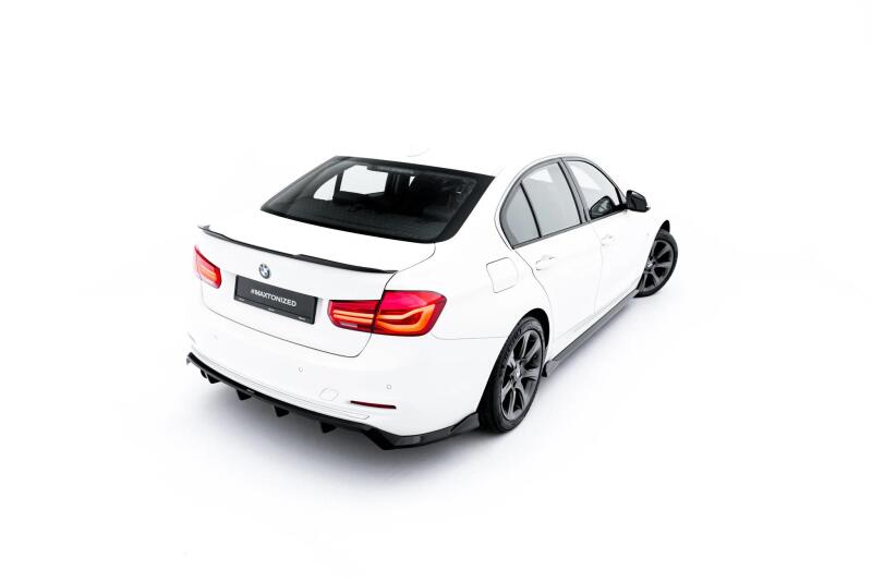 Maxton Design Heckspoiler Lippe für BMW 3er Sportline Limousine F30 Hochglanz schwarz