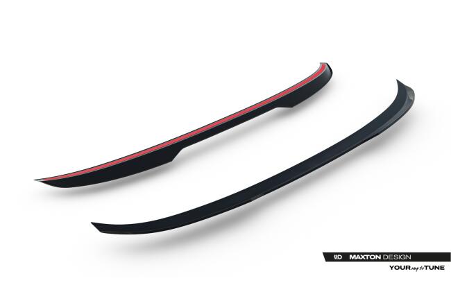Maxton Design Heckspoiler Lippe für BMW 3er Sportline Limousine F30 Hochglanz schwarz
