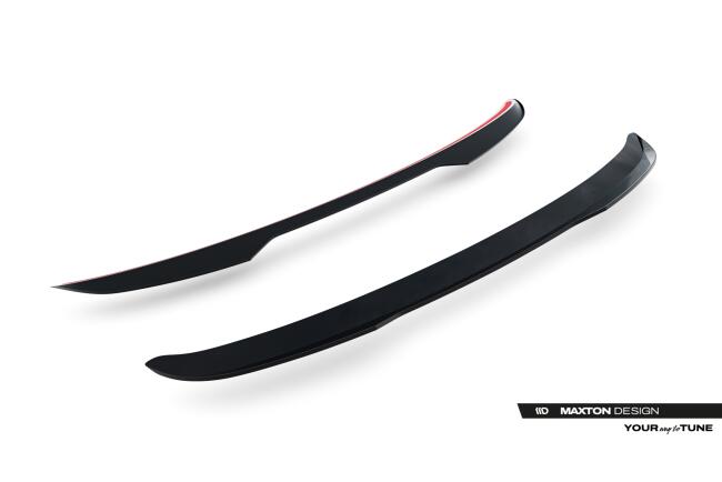 Maxton Design Heckspoiler Lippe für BMW 3er F31 M-Paket Touring (2011-2018) Hochglanz schwarz