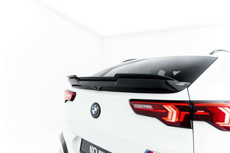 Maxton Design Heckspoiler Lippe für BMW X2 M35i U10 Hochglanz schwarz