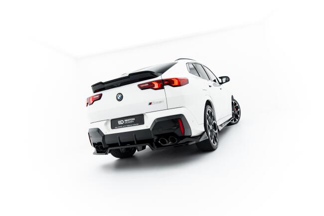 Maxton Design Heckspoiler Lippe für BMW X2 M35i U10 Hochglanz schwarz
