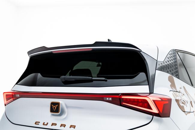 Maxton Design Heckspoiler Lippe für Cupra Born Mk1 Hochglanz schwarz