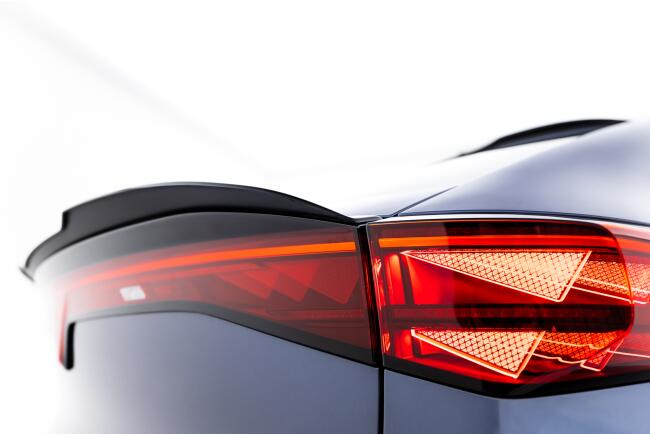 Maxton Design Heckspoiler Lippe für Cupra Tavascan Mk1 Hochglanz schwarz