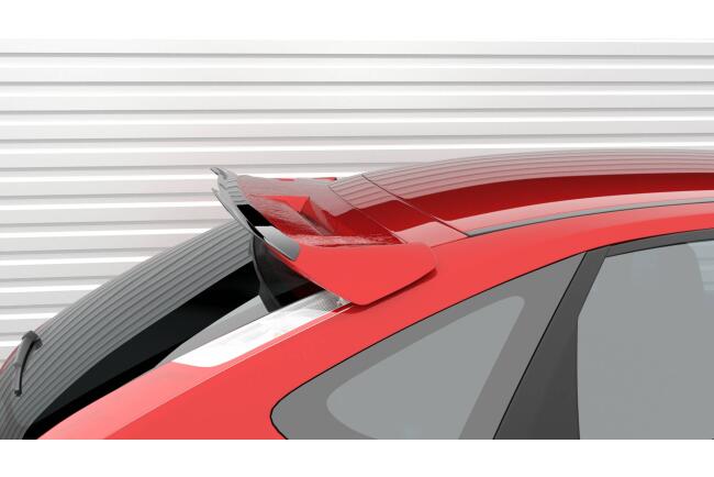Maxton Design Heckspoiler Lippe für Ford Focus ST Mk2 Facelift Hochglanz schwarz