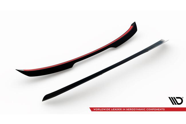 Maxton Design Heckspoiler Lippe für Ford Focus ST Mk2 Facelift Hochglanz schwarz