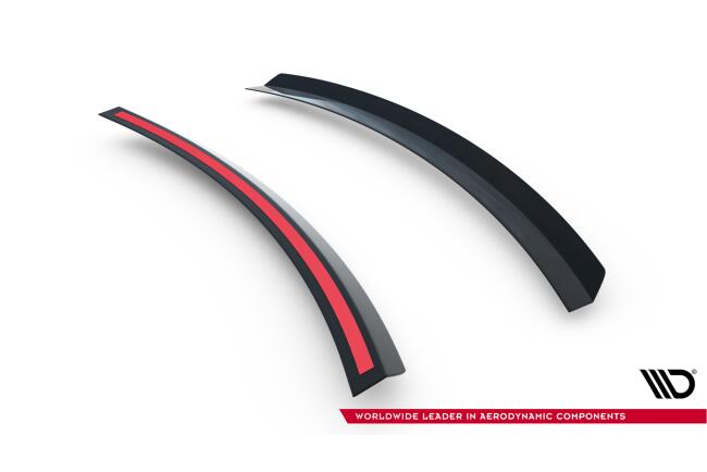 Maxton Design Heckspoiler Lippe (unten) V.3 für Honda Civic Type-R Mk10 / Mk10 Facelift Hochglanz schwarz