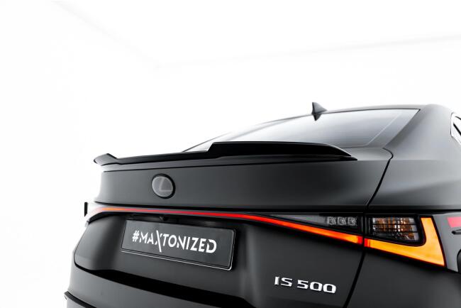 Maxton Design Heckspoiler Lippe für Lexus IS 500 Mk3 Facelift 2 (XE30) Hochglanz schwarz