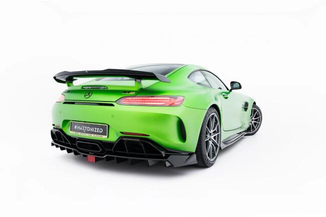 Maxton Design Heckspoiler Lippe für Mercedes-AMG GT R C190 Facelift Hochglanz schwarz