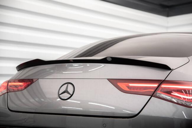 Maxton Design Heckspoiler Lippe V.1 für Mercedes-Benz CLA Coupe C118 Hochglanz schwarz