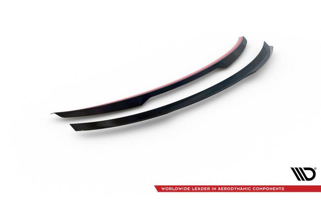 Maxton Design Heckspoiler Lippe V.1 für Mercedes-Benz CLA Coupe C118 Hochglanz schwarz