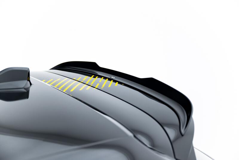 Maxton Design Heckspoiler Lippe für Opel Corsa F Facelift (Mk6 Facelift) Hochglanz schwarz