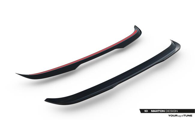 Maxton Design Heckspoiler Lippe für Opel Corsa F Facelift (Mk6 Facelift) Hochglanz schwarz