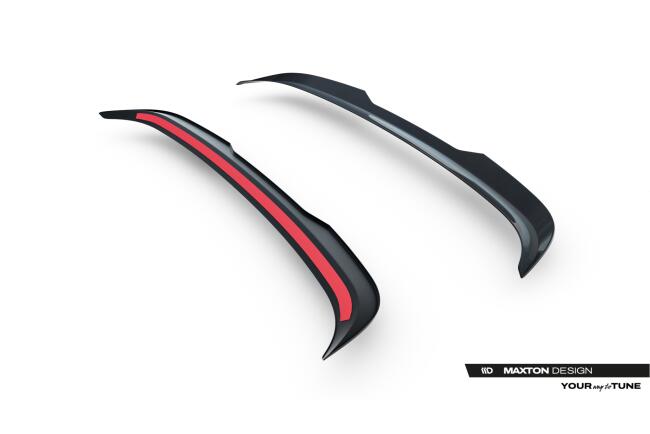 Maxton Design Heckspoiler Lippe für Opel Corsa F Facelift (Mk6 Facelift) Hochglanz schwarz