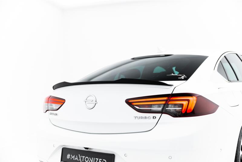 Maxton Design Heckspoiler Lippe für Opel Insignia OPC-Line Mk2 Hochglanz schwarz