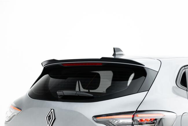 Maxton Design Heckspoiler Lippe für Renault Clio Mk5 Facelift Hochglanz schwarz