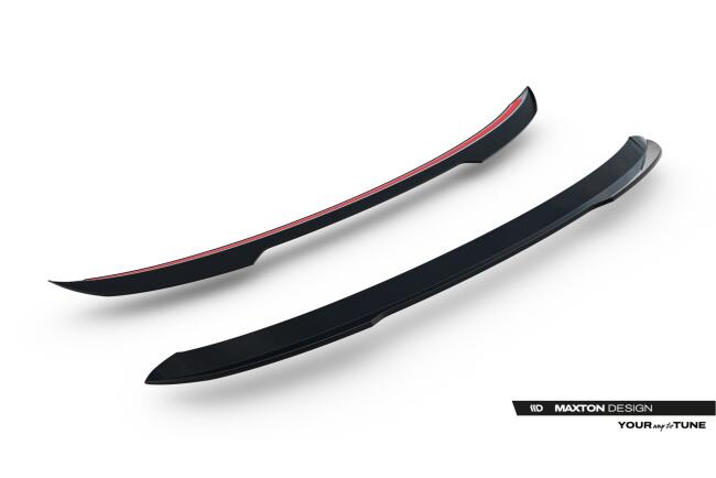 Maxton Design Heckspoiler Lippe für Renault Clio Mk5 Facelift Hochglanz schwarz