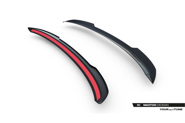 Maxton Design Heckspoiler Lippe für Renault Clio Mk5 Facelift Hochglanz schwarz