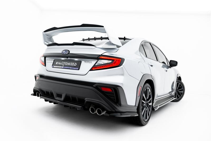 Maxton Design Heckspoiler Lippe (oben) für Subaru WRX STI Mk2 Hochglanz schwarz