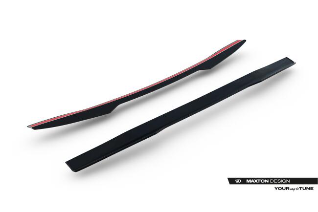 Maxton Design Heckspoiler Lippe (oben) für Subaru WRX STI Mk2 Hochglanz schwarz