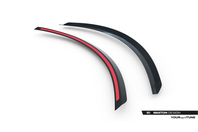 Maxton Design Heckspoiler Lippe V.2 für Tesla Model S Mk1 Hochglanz schwarz