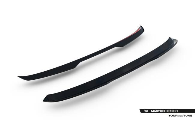 Maxton Design Heckspoiler Lippe für VW Golf Variant Mk8 Facelift Hochglanz schwarz