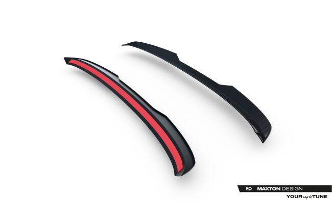 Maxton Design Heckspoiler Lippe für VW Golf Variant Mk8 Facelift Hochglanz schwarz
