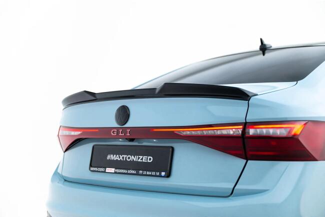 Maxton Design Heckspoiler 3D für VW Jetta GLI Mk7 Facelift 2 Hochglanz schwarz
