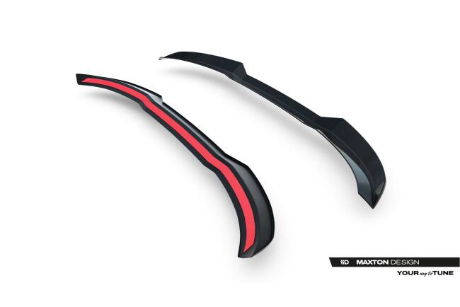 Maxton Design Heckspoiler Lippe für VW Tiguan R-Line Mk3 Hochglanz schwarz