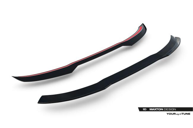 Maxton Design Heckspoiler Lippe für VW Tiguan R-Line Mk3 Hochglanz schwarz