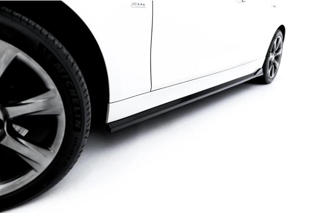 Maxton Design Seitenschweller (Paar) für BMW 3er Sportline Limousine / Touring F30 / F31 Hochglanz schwarz