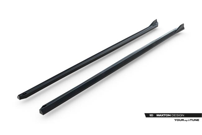 Maxton Design Seitenschweller (Paar) für BMW 3er Sportline Limousine / Touring F30 / F31 Hochglanz schwarz