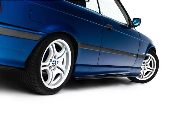Maxton Design Seitenschweller (Paar) für BMW M3 / 3er M-Paket Coupe / Cabrio E36 Hochglanz schwarz