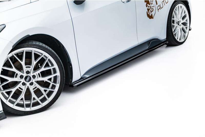 Maxton Design Seitenschweller (Paar) für Cupra Born Mk1 Hochglanz schwarz