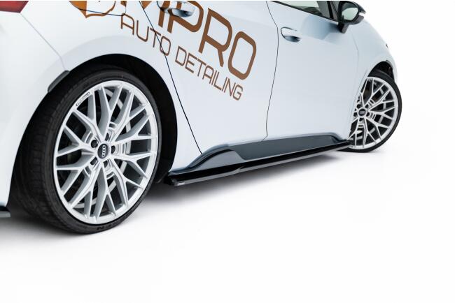 Maxton Design Seitenschweller (Paar) für Cupra Born Mk1 Hochglanz schwarz