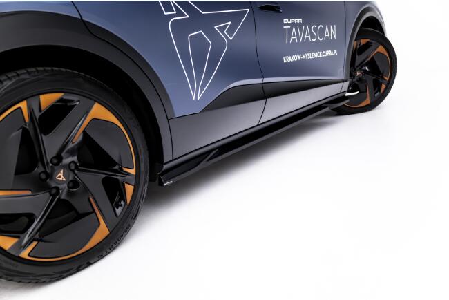 Maxton Design Seitenschweller (Paar) für Cupra Tavascan Mk1 Hochglanz schwarz