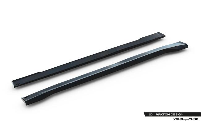 Maxton Design Seitenschweller (Paar) für Jeep Grand Cherokee L Mk5 Hochglanz schwarz