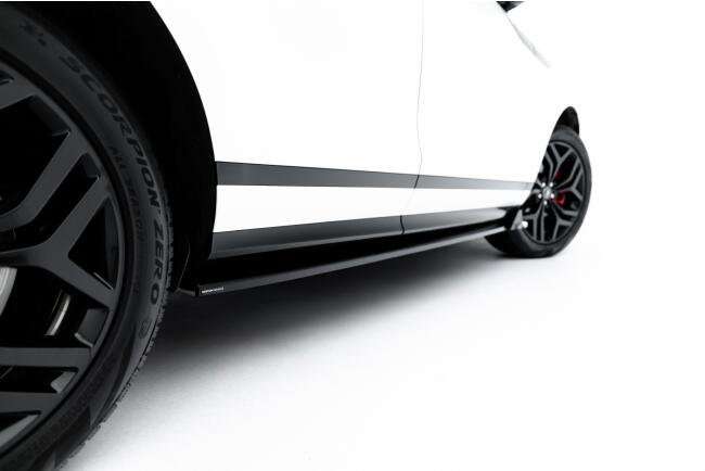 Maxton Design Seitenschweller (Paar) für Land Rover Range Rover Evoque Dynamic Mk2 Hochglanz schwarz