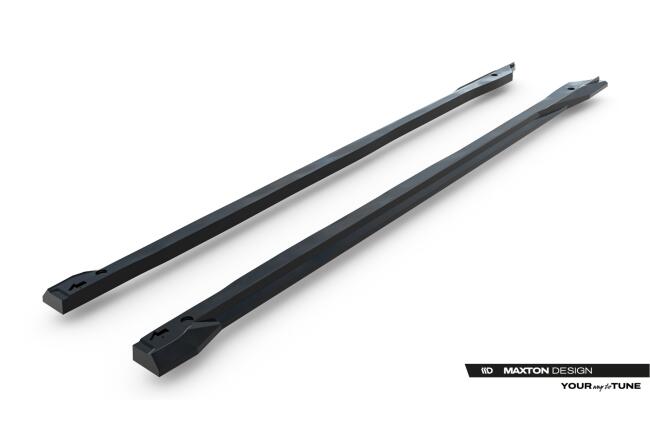 Maxton Design Seitenschweller (Paar) für Lexus IS 500 Mk3 Facelift 2 (XE30) Hochglanz schwarz