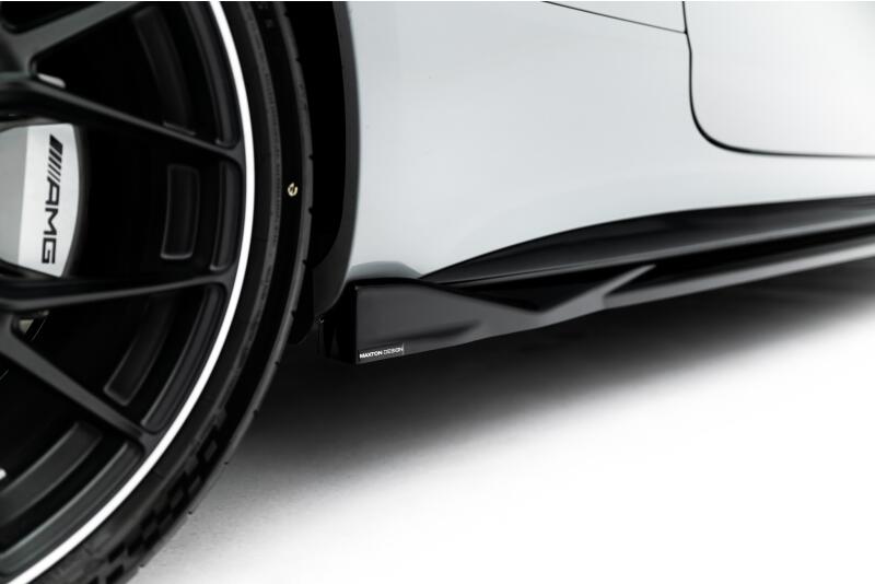 Maxton Design Seitenschweller (Paar) für Mercedes-AMG CLE 53 Aero C236 Hochglanz schwarz