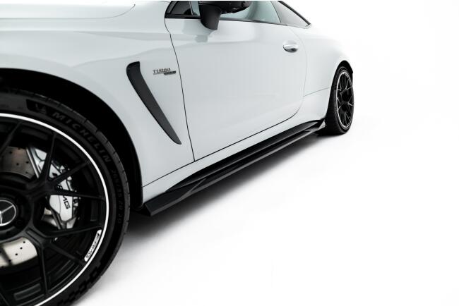 Maxton Design Seitenschweller (Paar) für Mercedes-AMG CLE 53 Aero C236 Hochglanz schwarz