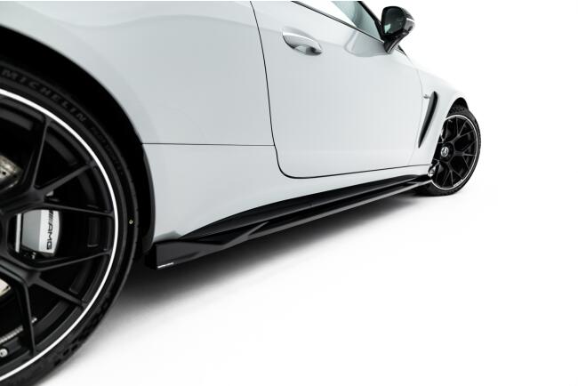 Maxton Design Seitenschweller (Paar) für Mercedes-AMG CLE 53 Aero C236 Hochglanz schwarz