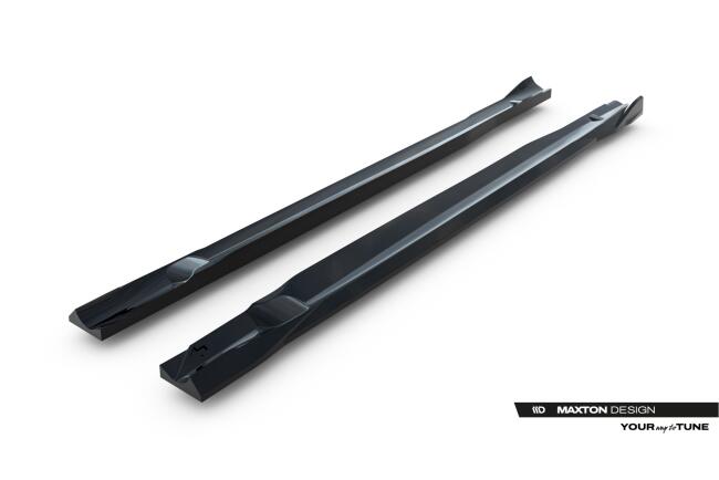 Maxton Design Seitenschweller (Paar) für Mercedes-AMG CLE 53 Aero C236 Hochglanz schwarz