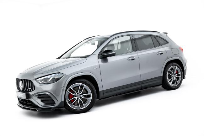 Maxton Design Seitenschweller (Paar) für Mercedes-AMG GLA 35 H247 Facelift Hochglanz schwarz