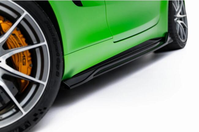 Maxton Design Seitenschweller (Paar) für Mercedes-AMG GT R C190 Facelift Hochglanz schwarz