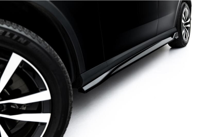 Maxton Design Seitenschweller (Paar) für Mercedes-Benz GLC Coupe C254 Hochglanz schwarz