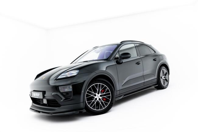 Maxton Design Seitenschweller (Paar) für Porsche Macan EV Mk1 Hochglanz schwarz