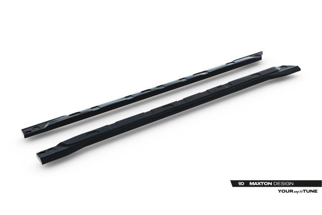 Maxton Design Seitenschweller (Paar) für Renault Clio Mk5 Facelift Hochglanz schwarz