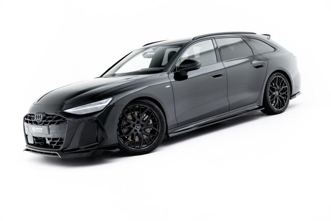 Maxton Design Seitenschweller (Paar) V.1 für Audi A6 S-Line C9 Hochglanz schwarz
