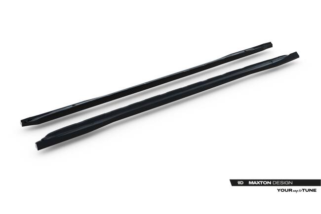 Maxton Design Seitenschweller (Paar) V.1 für Audi A6 S-Line C9 Hochglanz schwarz