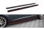 Maxton Design Seitenschweller (Paar) V.3 für Seat Leon Mk3 Cupra / FR Facelift Hochglanz schwarz